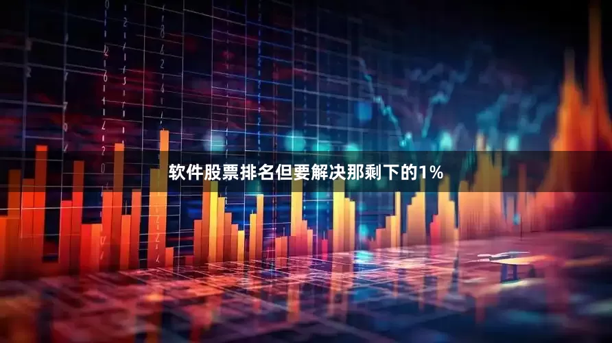软件股票排名但要解决那剩下的1%