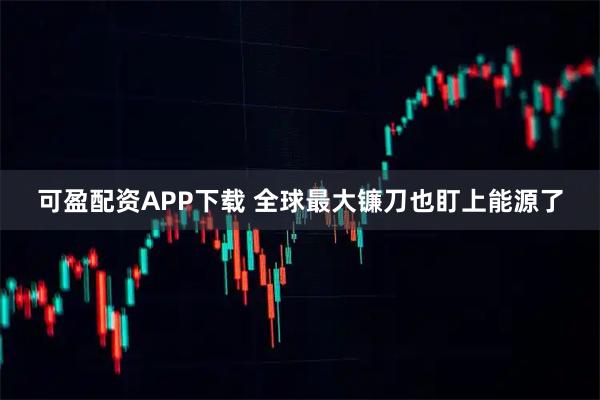 可盈配资APP下载 全球最大镰刀也盯上能源了